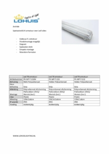 thumbnail of Specification Archide TL fixture IP65